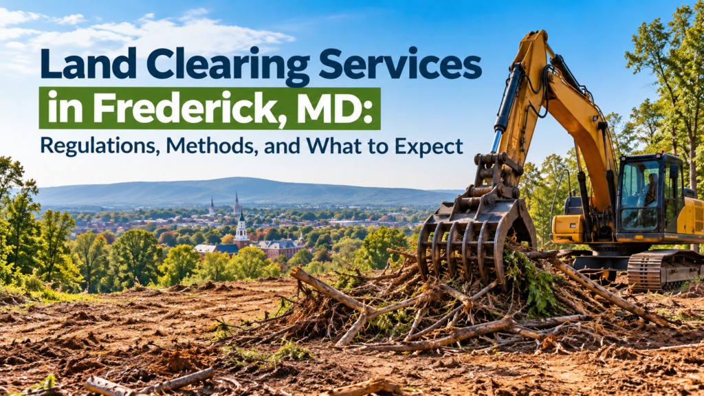 Land Clearing Services in Frederick, MD: Regulations, Methods, and What to Expect